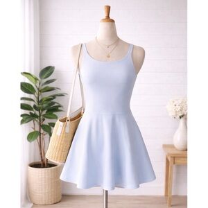 All In Motion Light Blue Sleeveless Activewear Skater Dress S
